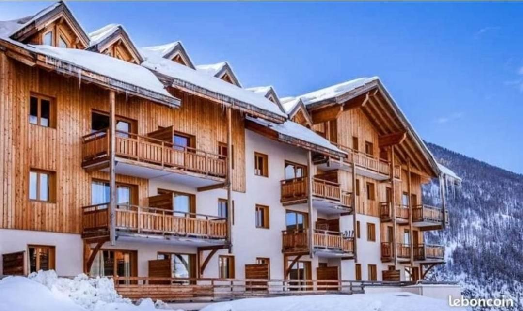 Appartement T2-5 Couchages L'Ecrin Des Orres 1800 Les Orres Exterior foto